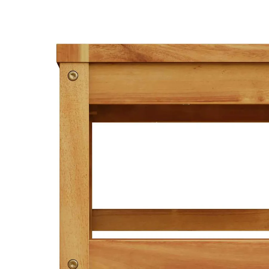 Table de jardin 63x63x30 cm bois d'acacia solide - 7