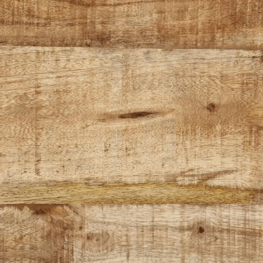 Table basse 55x55x45 cm bois de manguier massif brut - 8