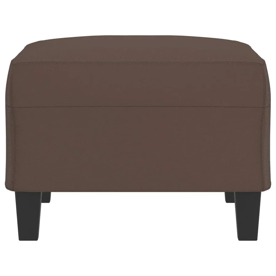 Repose-pied Marron 70x55x41 cm Similicuir - 4
