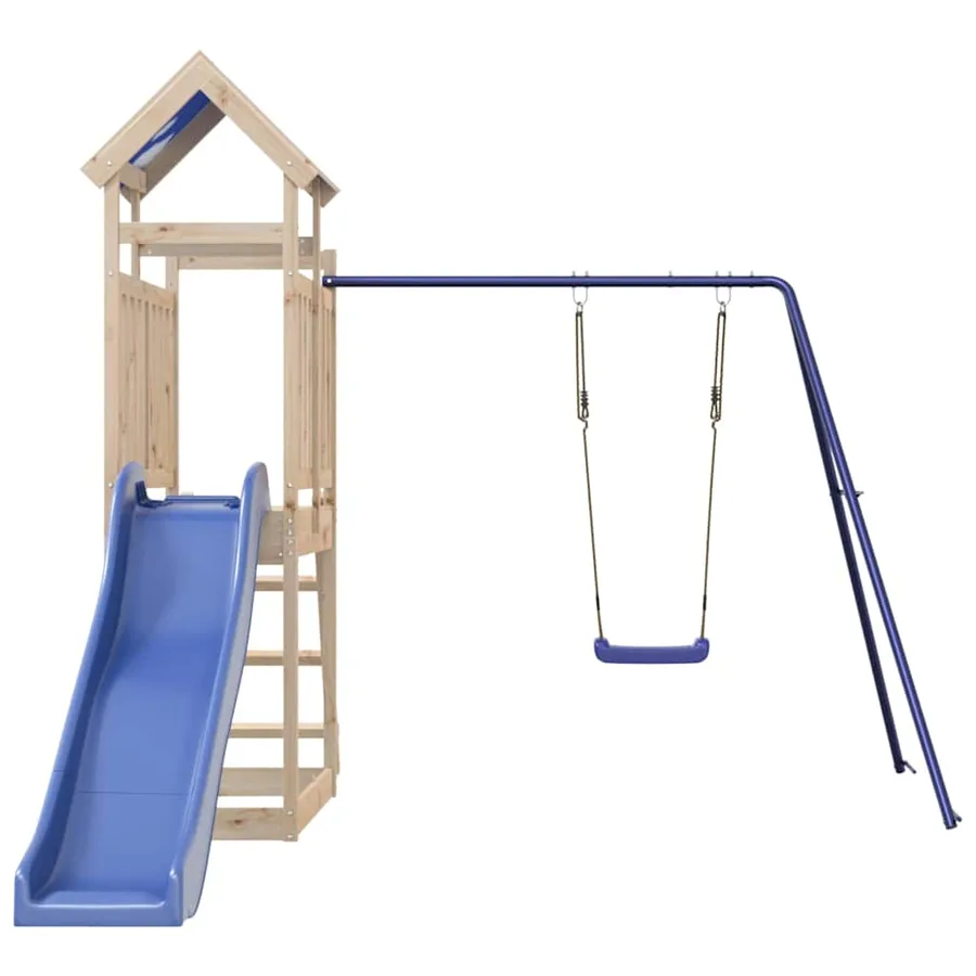 Aire de jeux d'extérieur bois de pin massif - 3