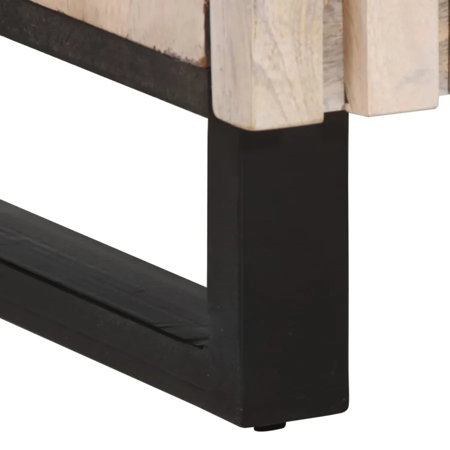 Buffet 60x34x75 cm bois de manguier massif - 8