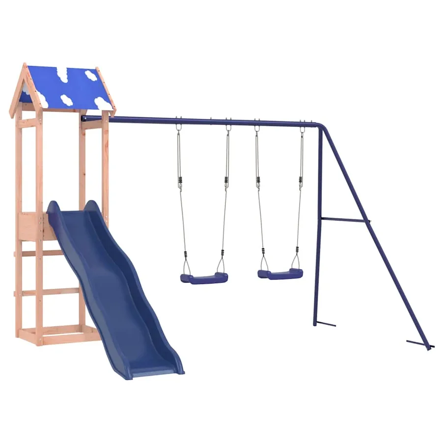 Aire de jeux d'extérieur bois massif de douglas - 2