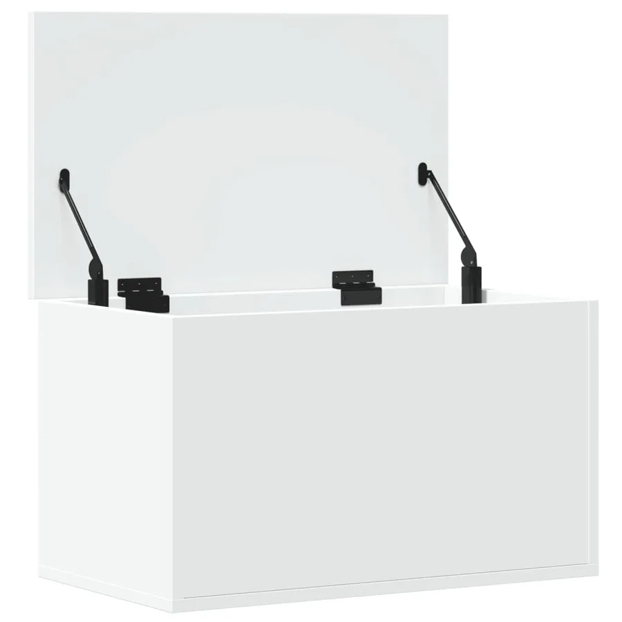 Boîte de rangement blanc 60x35x35 cm bois d'ingénierie - 7