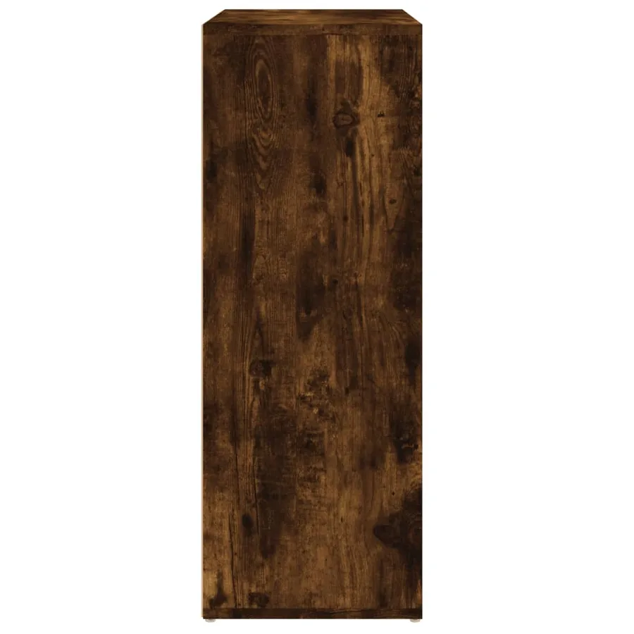 Buffets 2 pcs chêne fumé 60x31x84 cm bois d'ingénierie - 6