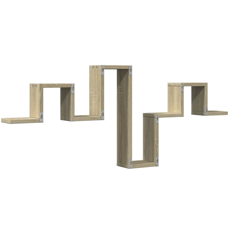 Étagère murale chêne sonoma 104,5x10x43 cm bois d'ingénierie - 7