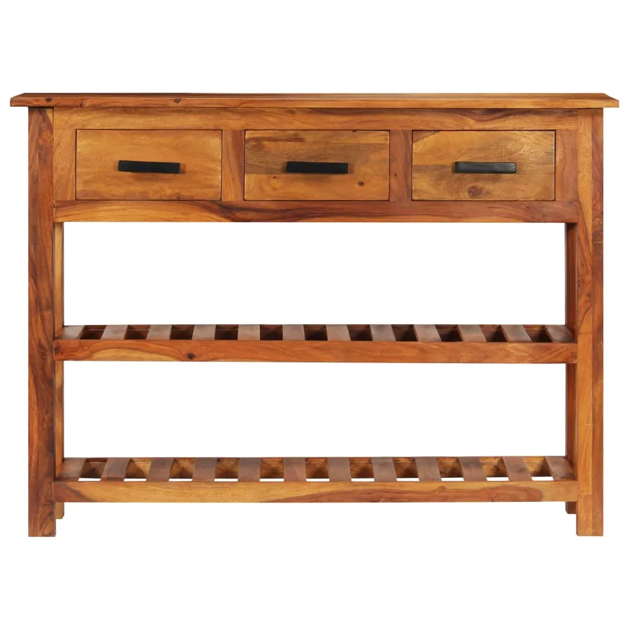 Buffet avec 3 tiroirs 110x30x80 cm Bois massif - 2