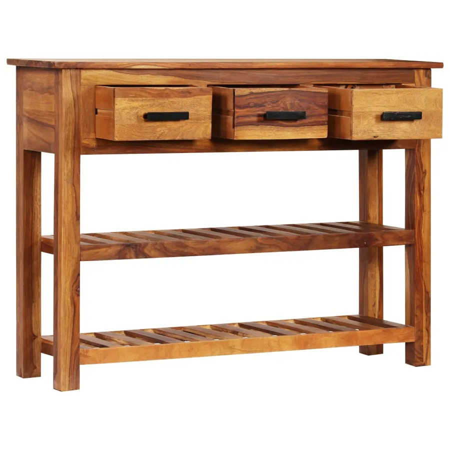 Buffet avec 3 tiroirs 110x30x80 cm Bois massif - 3