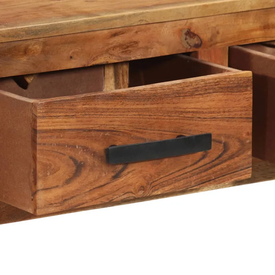 Buffet avec 3 tiroirs 110x30x80 cm Bois massif - 6