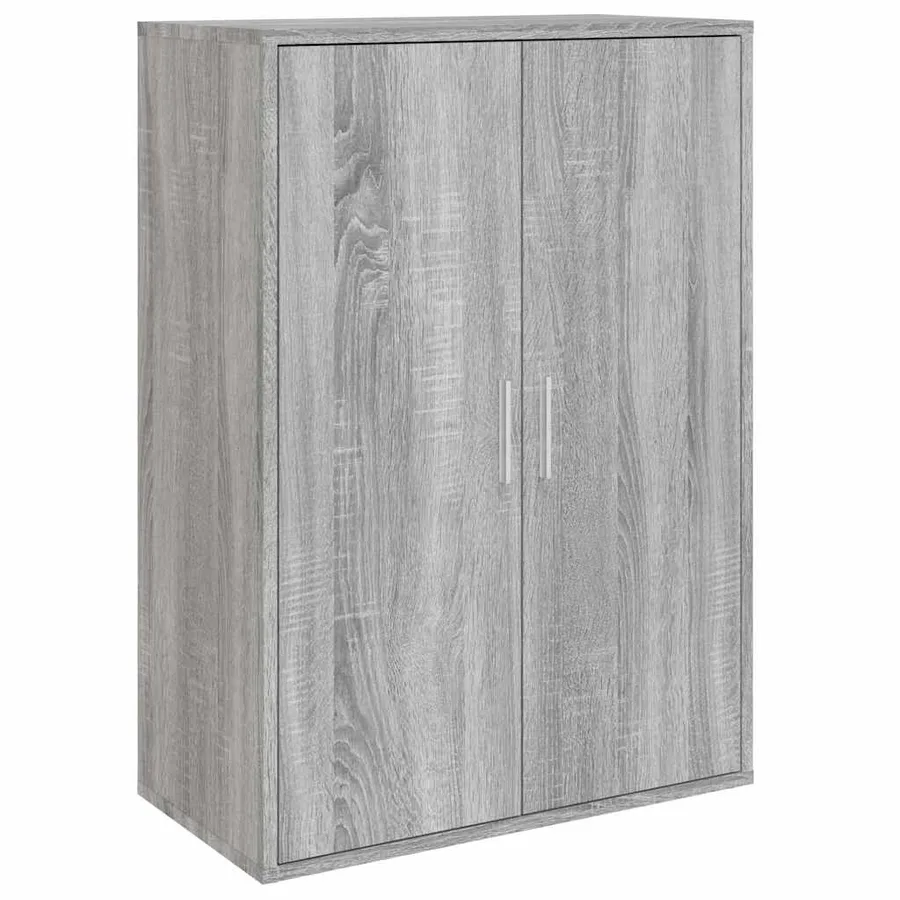 Buffets 2 pcs sonoma gris 60x31x84 cm bois d'ingénierie - 4