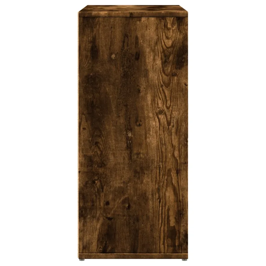 Buffet chêne fumé 60x31x70 cm bois d'ingénierie - 6