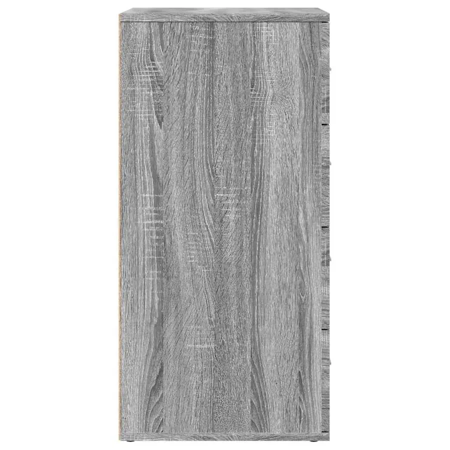 Buffet sonoma gris 60x39x80 cm bois d'ingénierie - 7