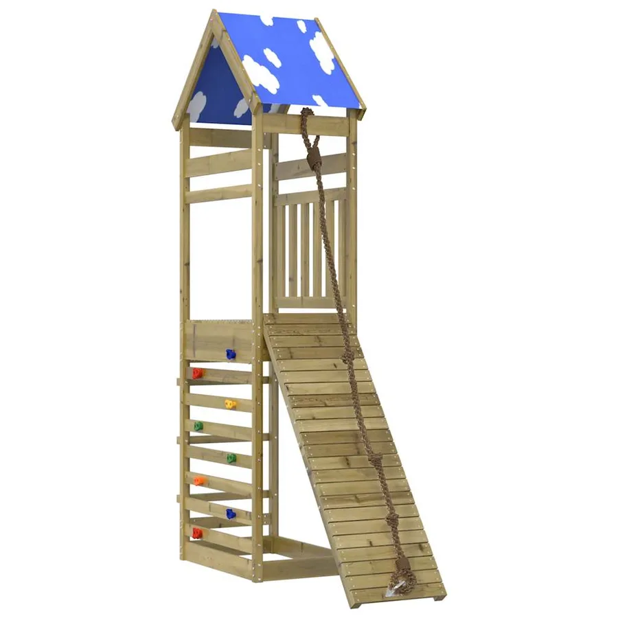Aire de jeux d'extérieur bois de pin imprégné - 2
