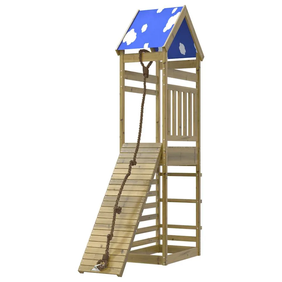 Aire de jeux d'extérieur bois de pin imprégné - 4