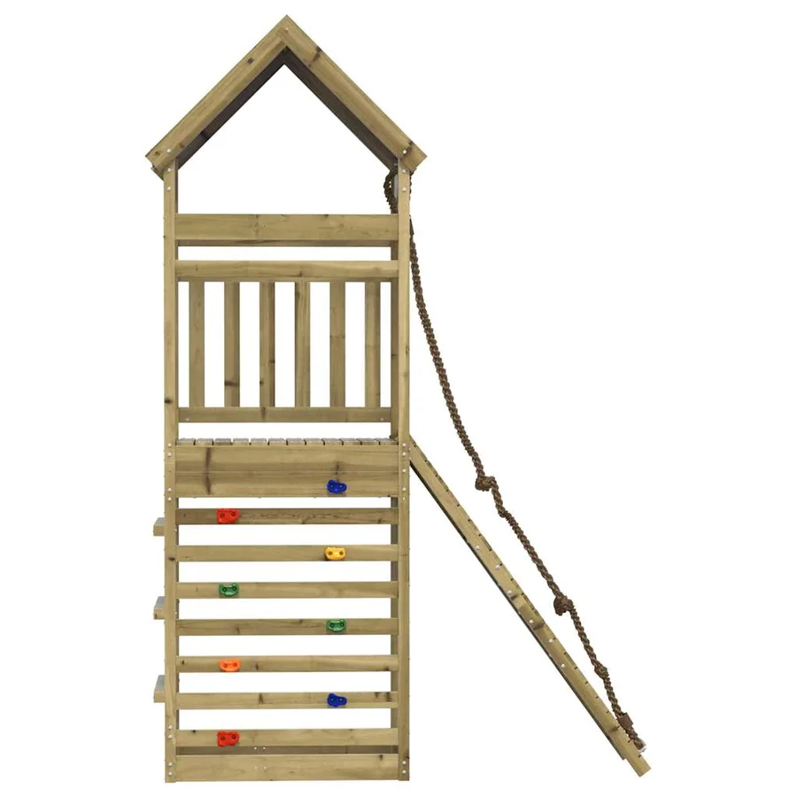 Aire de jeux d'extérieur bois de pin imprégné - 6