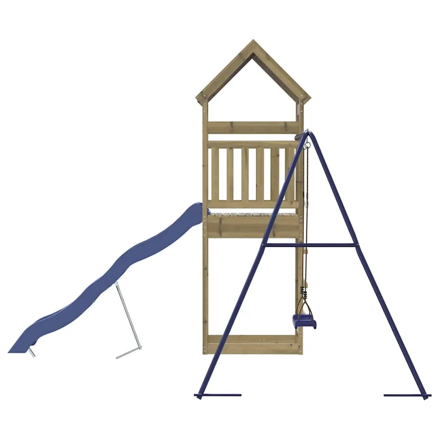 Aire de jeux d'extérieur bois de pin imprégné - 5