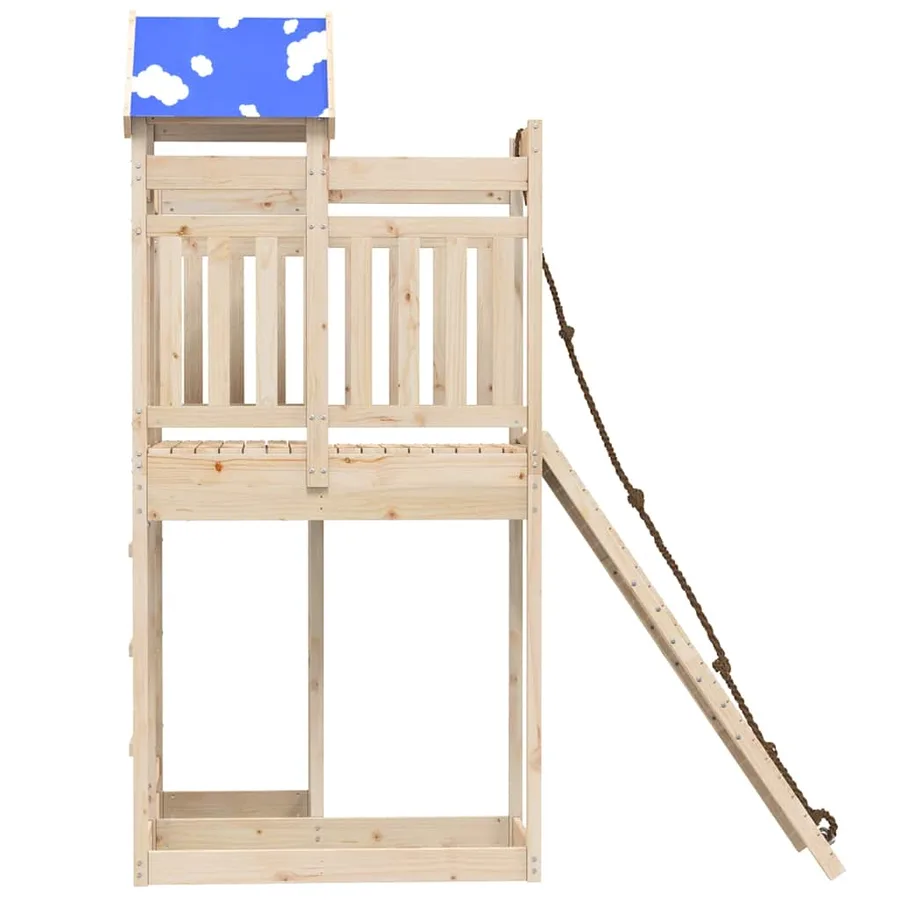 Aire de jeux d'extérieur bois de pin massif - 6