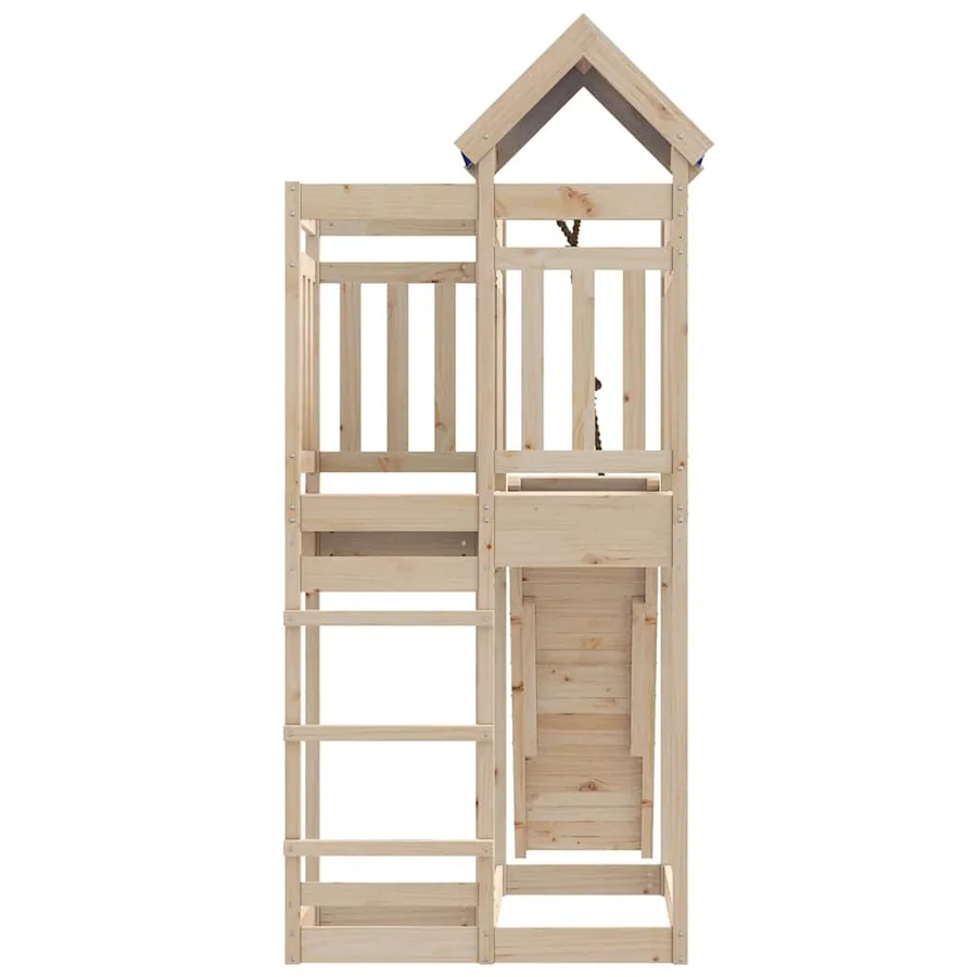 Aire de jeux d'extérieur bois de pin massif - 7