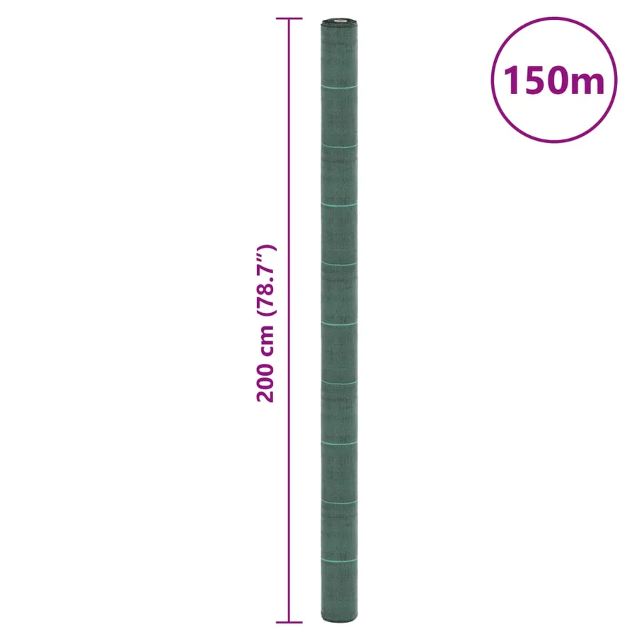 Membrane anti-mauvaises herbes vert 2x150 m PP - 8