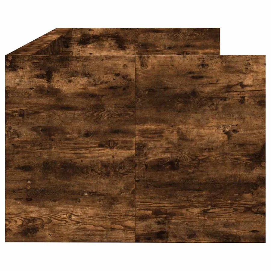 Lit de jour avec tiroirs sans matelas chêne fumé 90x200 cm - 5