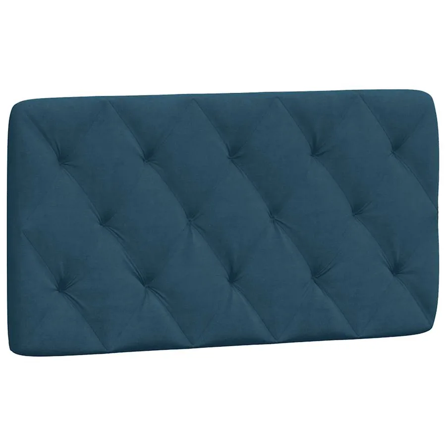 Cadre de lit avec LED sans matelas bleu 100x200 cm velours - 9