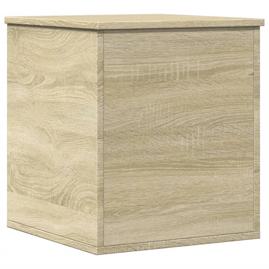 Boîte de rangement chêne sonoma 40x42x46 cm bois d'ingénierie - 2