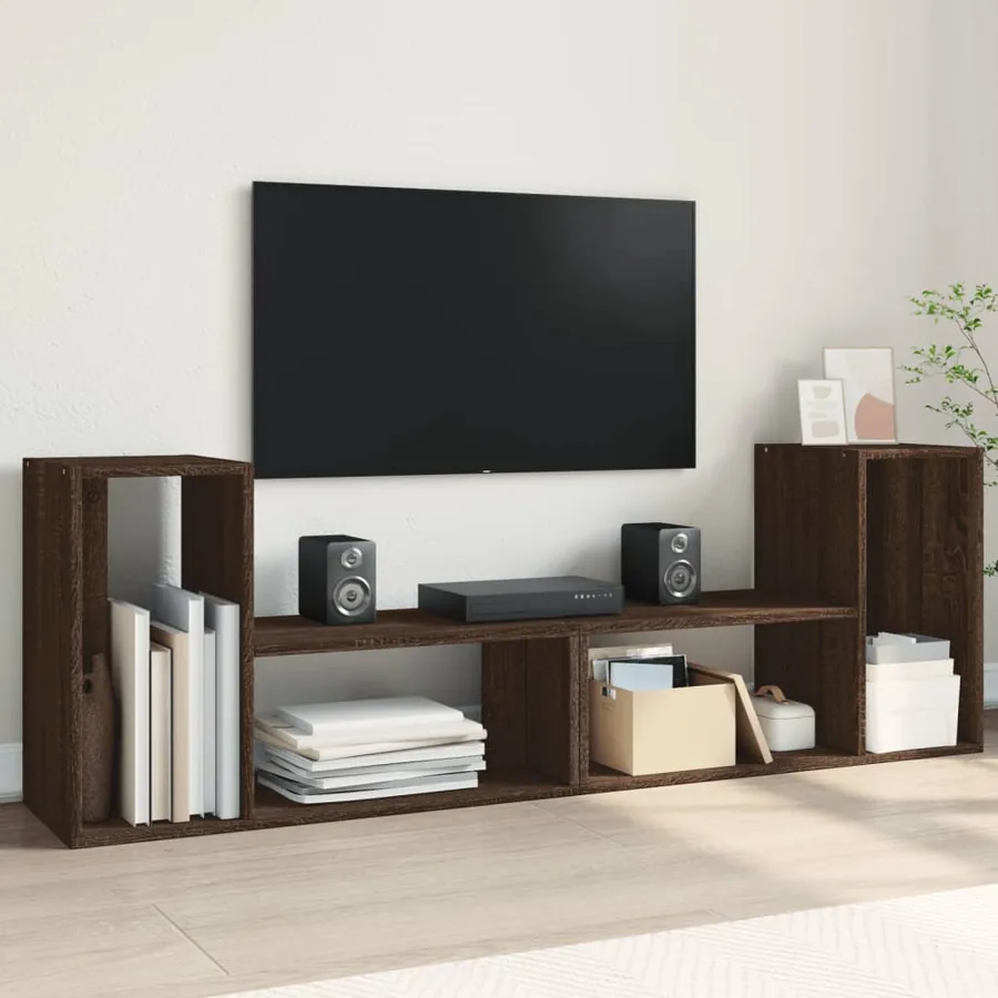 Meuble TV Chêne brun