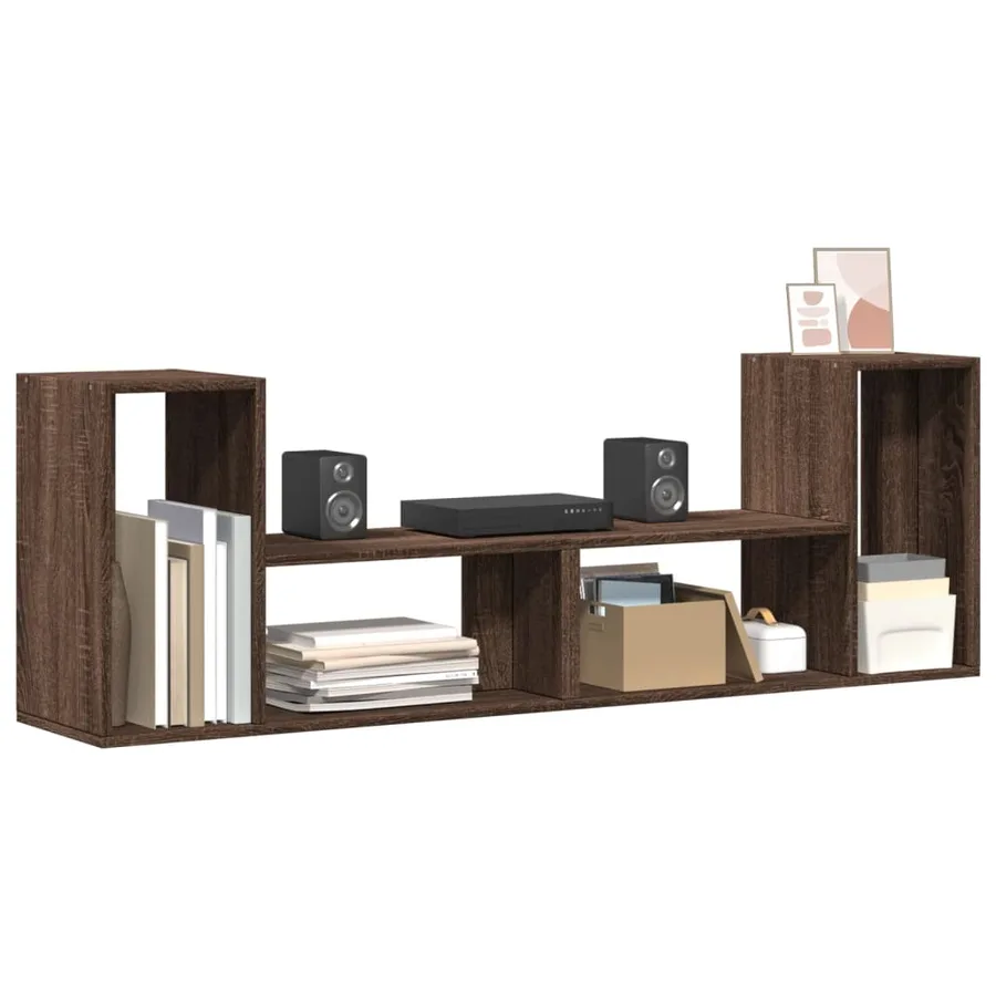 Meuble TV Chêne brun - 9