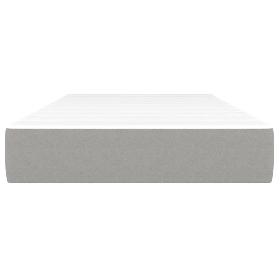 Matelas de lit à ressorts ensachés fermeté moyenne 100x190x20 cm double tissu - 3