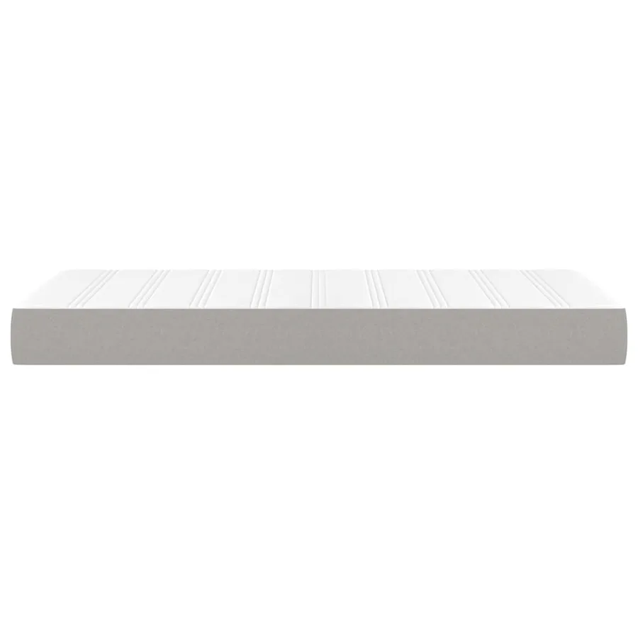 Matelas de lit à ressorts ensachés fermeté moyenne 100x190x20 cm double tissu - 4