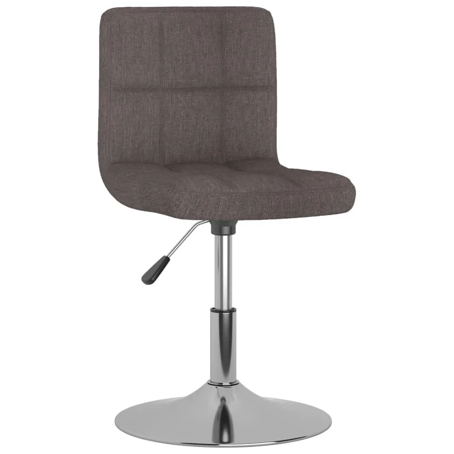 Chaises pivotantes à manger lot de 6 taupe tissu - 2