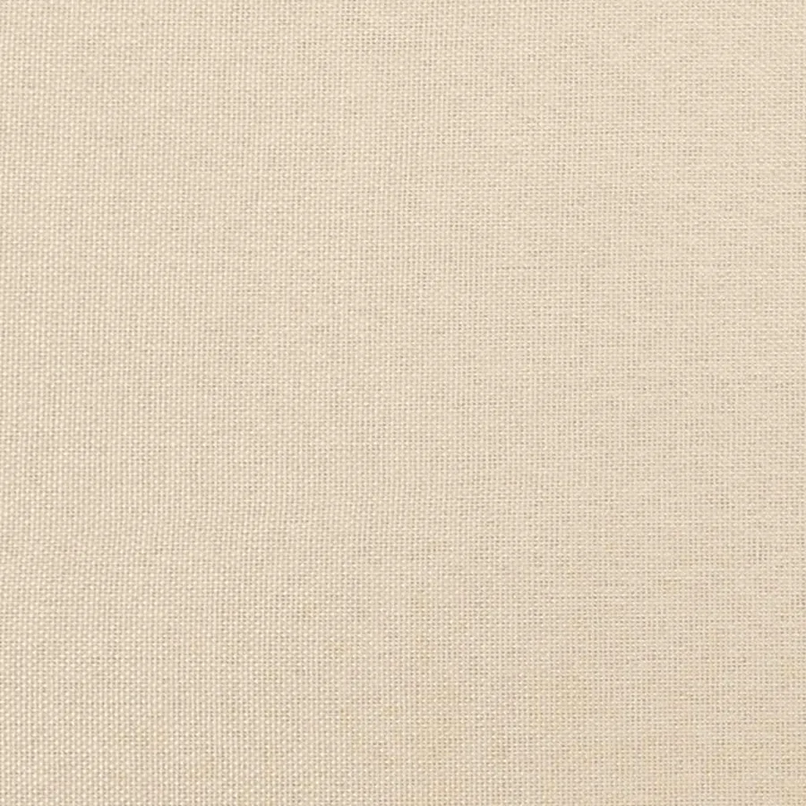 Sommier à lattes de lit avec matelas crème 120x190 cm tissu - 9