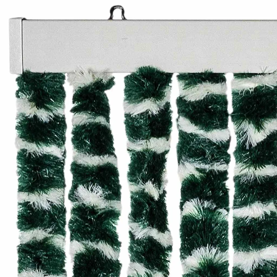 Moustiquaire Vert et blanc 56x185 cm Chenille - 4