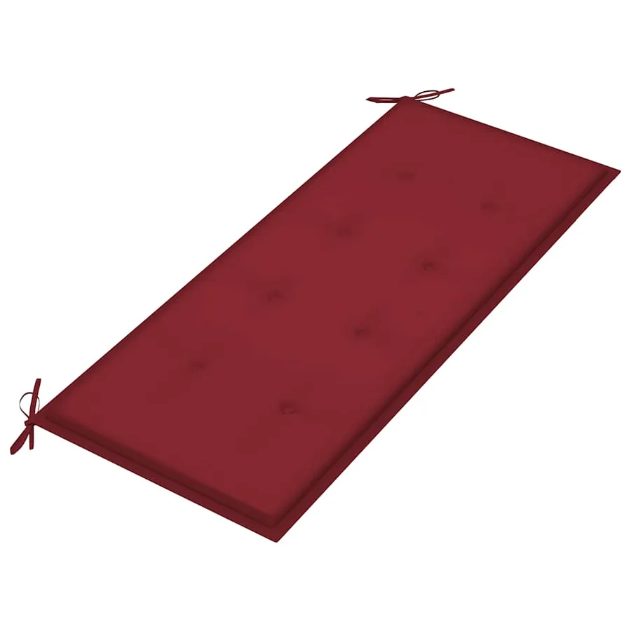 Banc de jardin avec coussin 120 cm Bambou - 5