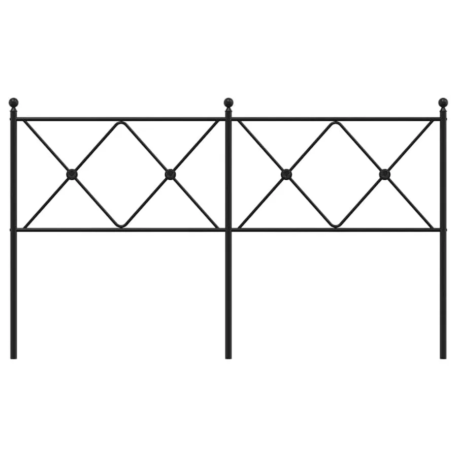 Tête de lit de remplacement métal noir 160 cm - 4