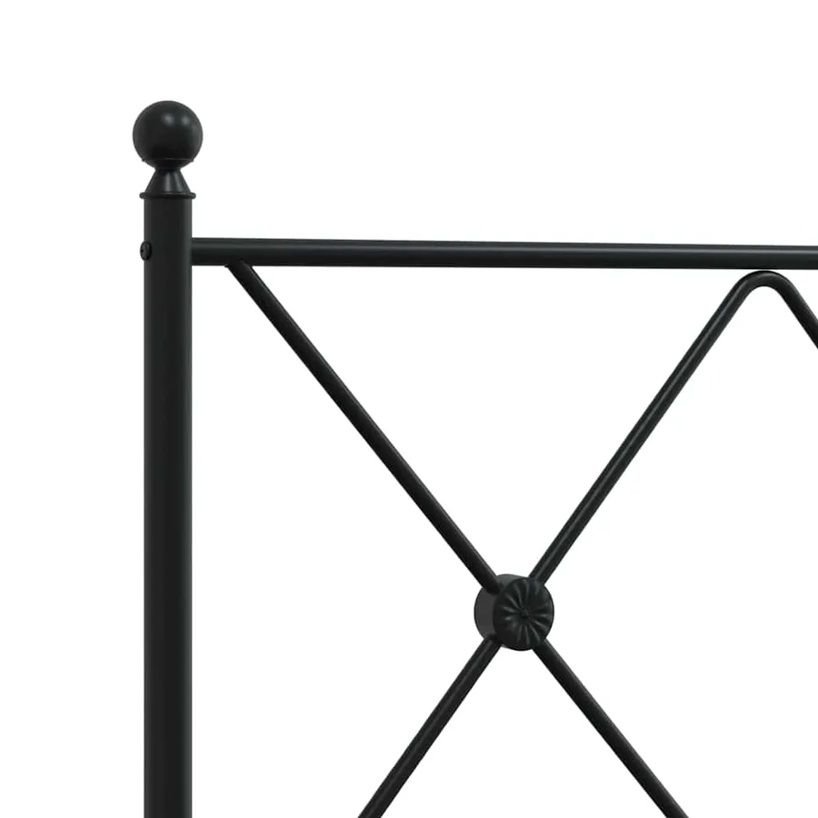 Tête de lit de remplacement métal noir 160 cm - 5