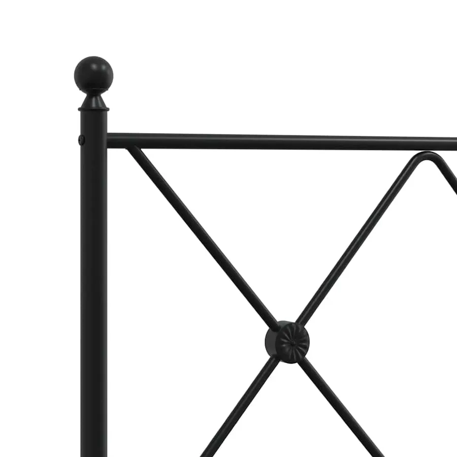 Tête de lit de remplacement métal noir 200 cm - 5