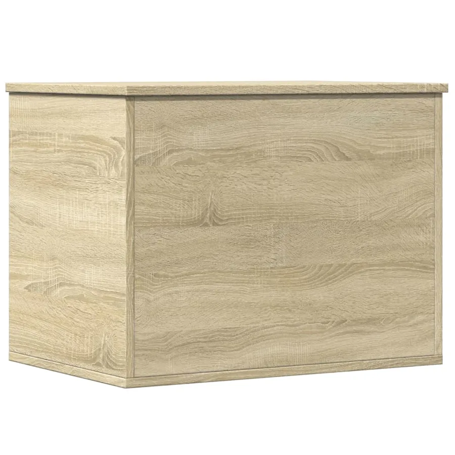Boîte de rangement chêne sonoma 60x42x46 cm bois d'ingénierie - 6