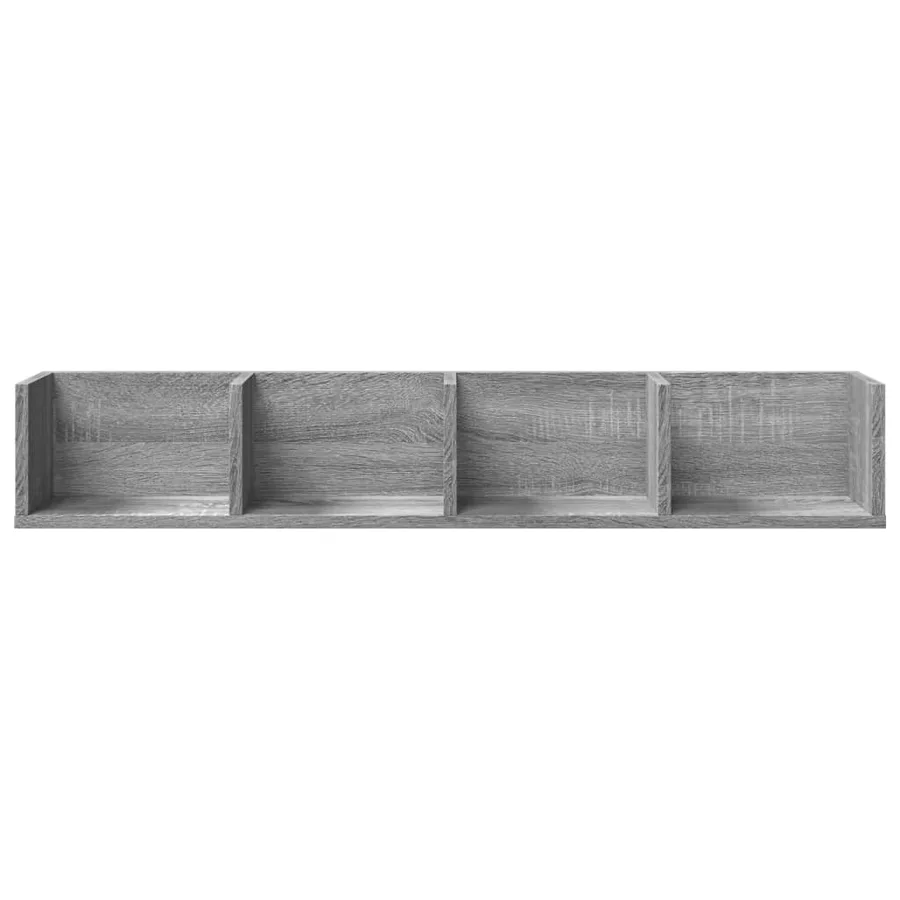 Armoires murales 2 pcs sonoma gris 99x18x16,5cm bois ingénierie - 5