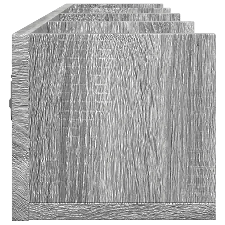 Armoires murales 2 pcs sonoma gris 99x18x16,5cm bois ingénierie - 7