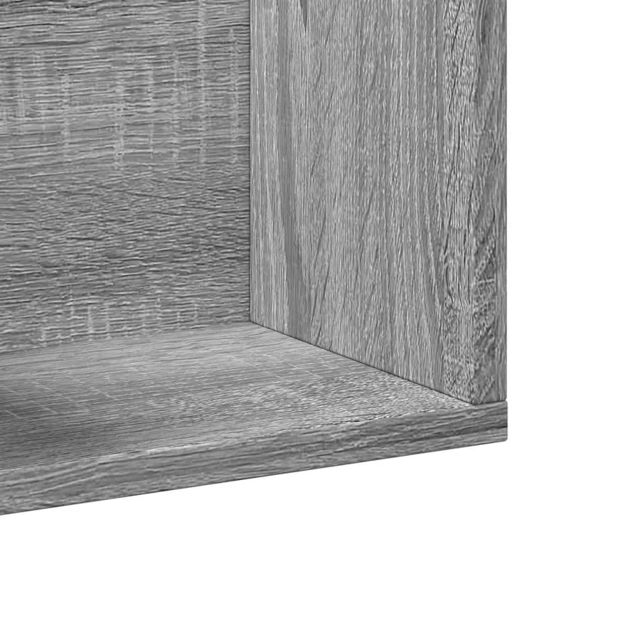 Armoires murales 2 pcs sonoma gris 99x18x16,5cm bois ingénierie - 9