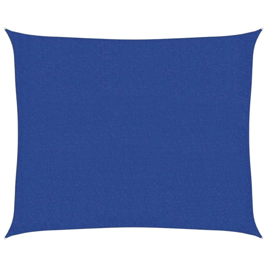 Voile d'ombrage 160 g/m² Bleu 2,5x3 m PEHD - 2
