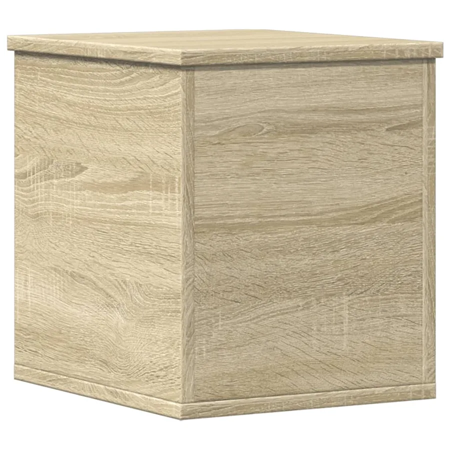 Boîte de rangement chêne sonoma 30x35x35 cm bois d'ingénierie - 2