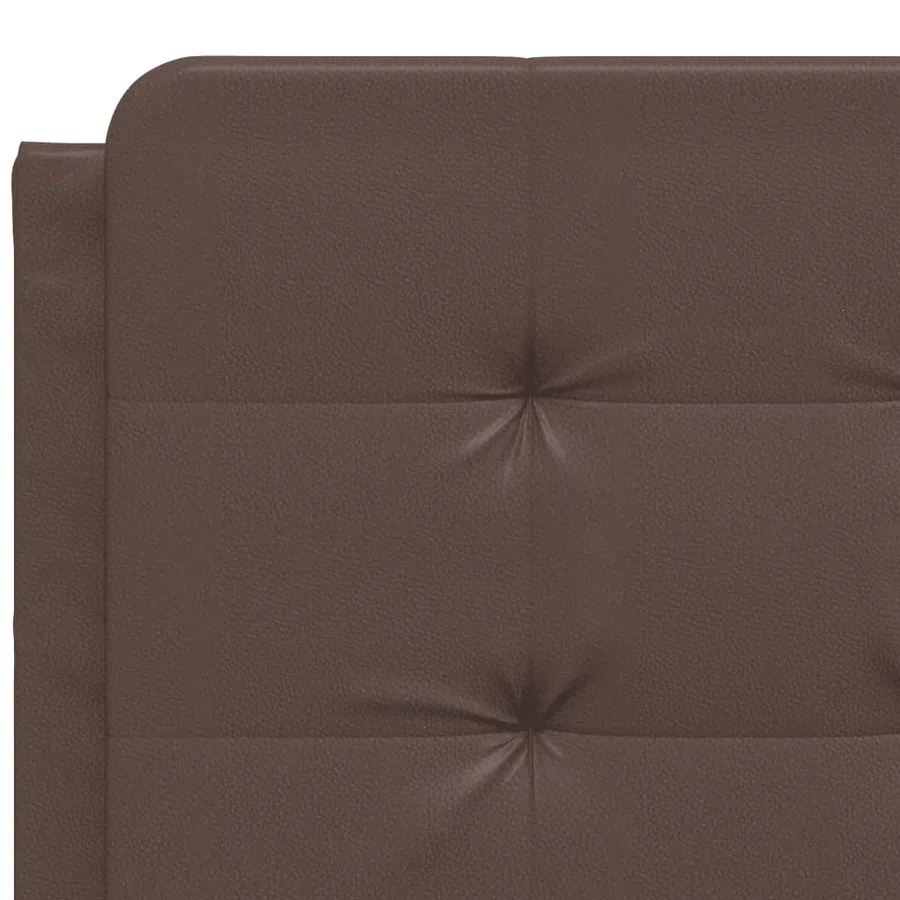 Cadre de lit avec LED sans matelas Zadar marron 120x200 cm - 11