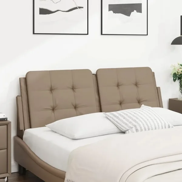 Coussin de tête de lit Zadar cappuccino 120 cm similicuir