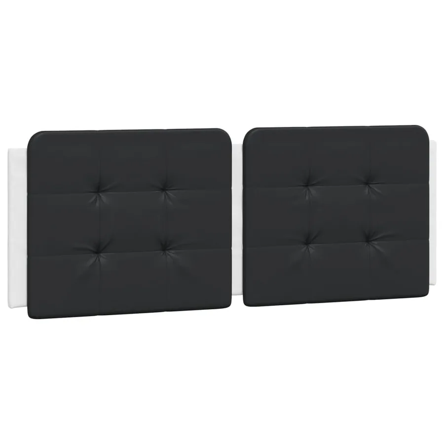Cadre de lit avec LED sans matelas Zadar blanc et noir 120x200 cm - 6