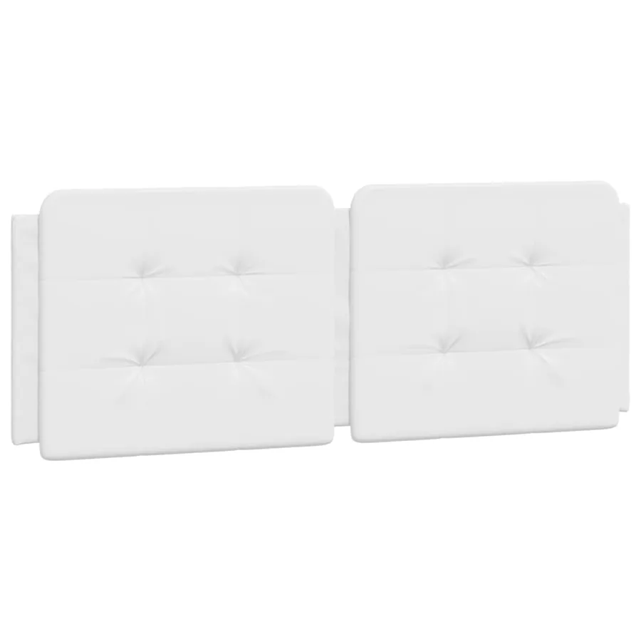 Cadre de lit sans matelas Zadar blanc 120x200 cm similicuir - 5