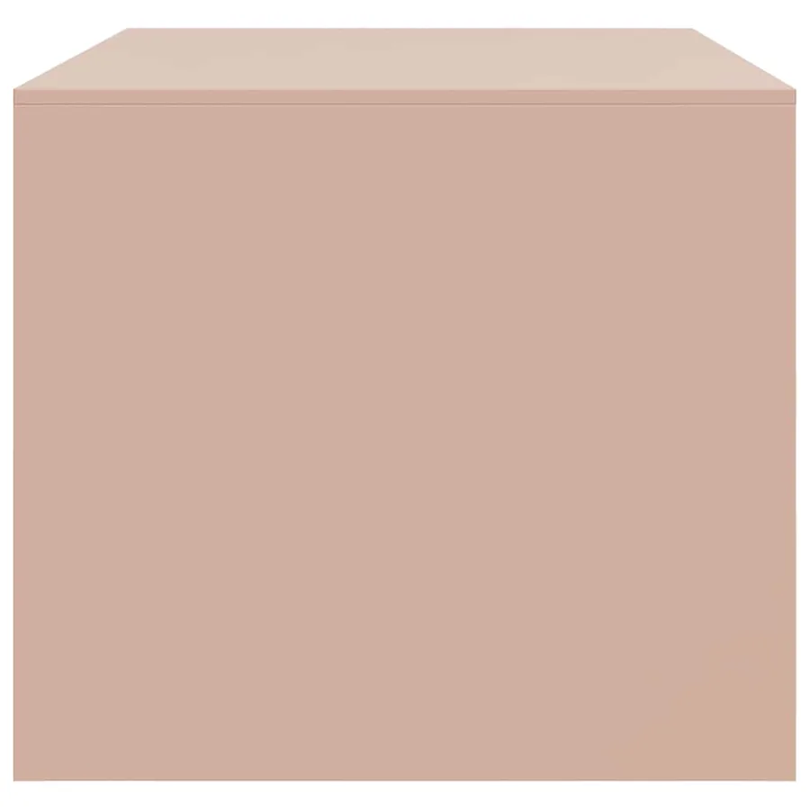 Table basse rose 67x50x44 cm acier - 8