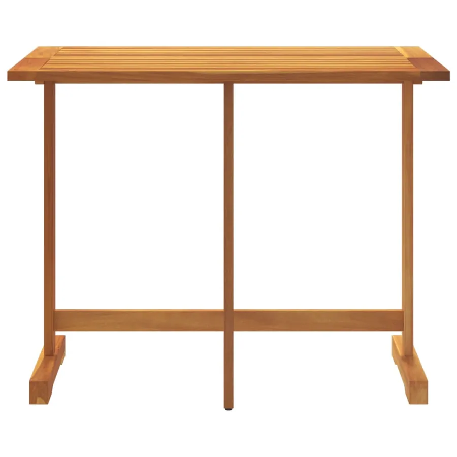 Ensemble à manger de jardin pliable 3 pcs bois d'acacia massif - 4