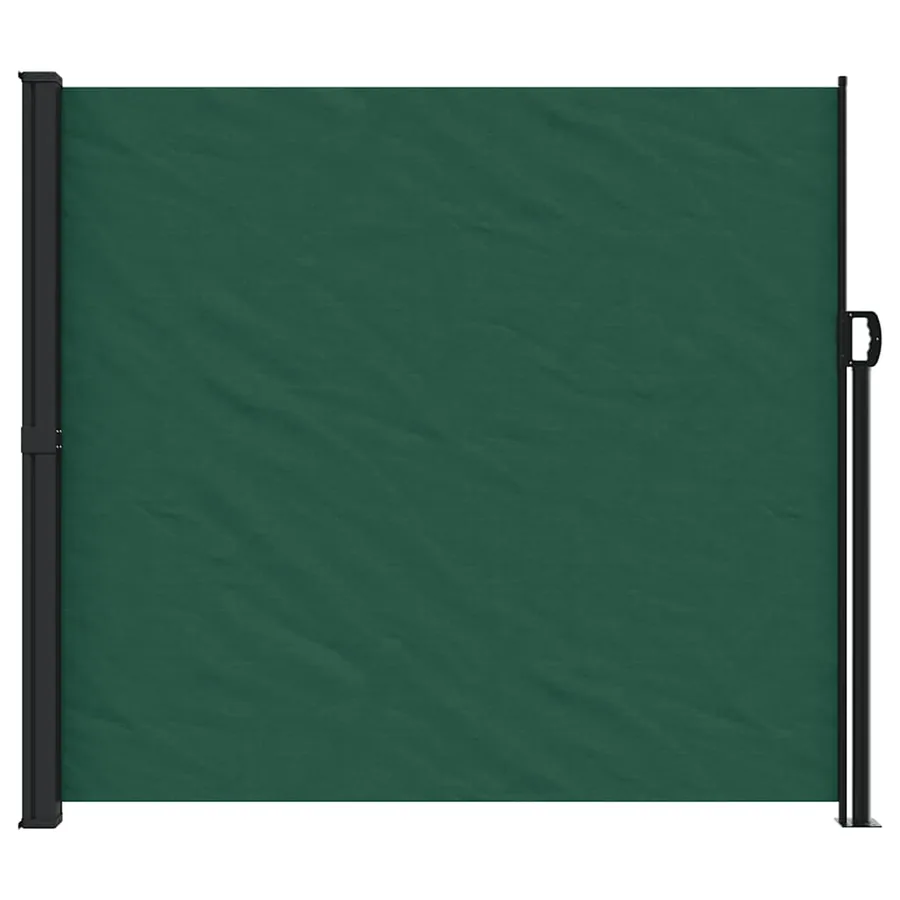 Auvent latéral rétractable vert foncé 180x500 cm - 3