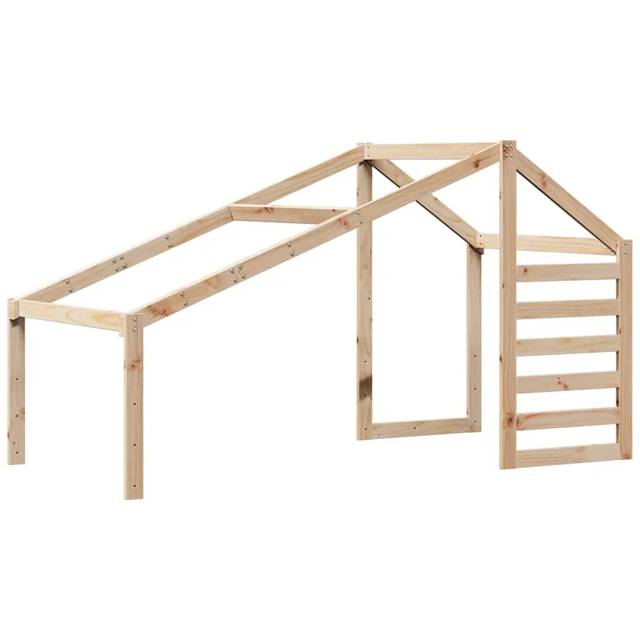 Toit de lit pour enfants 188x82x113 cm bois de pin massif - 2